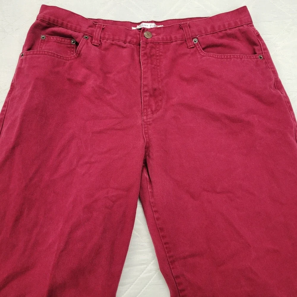 Bill Blass Jeanswear red easy fit jeans‎ size 16P